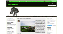 Desktop Screenshot of kerryboyde.com